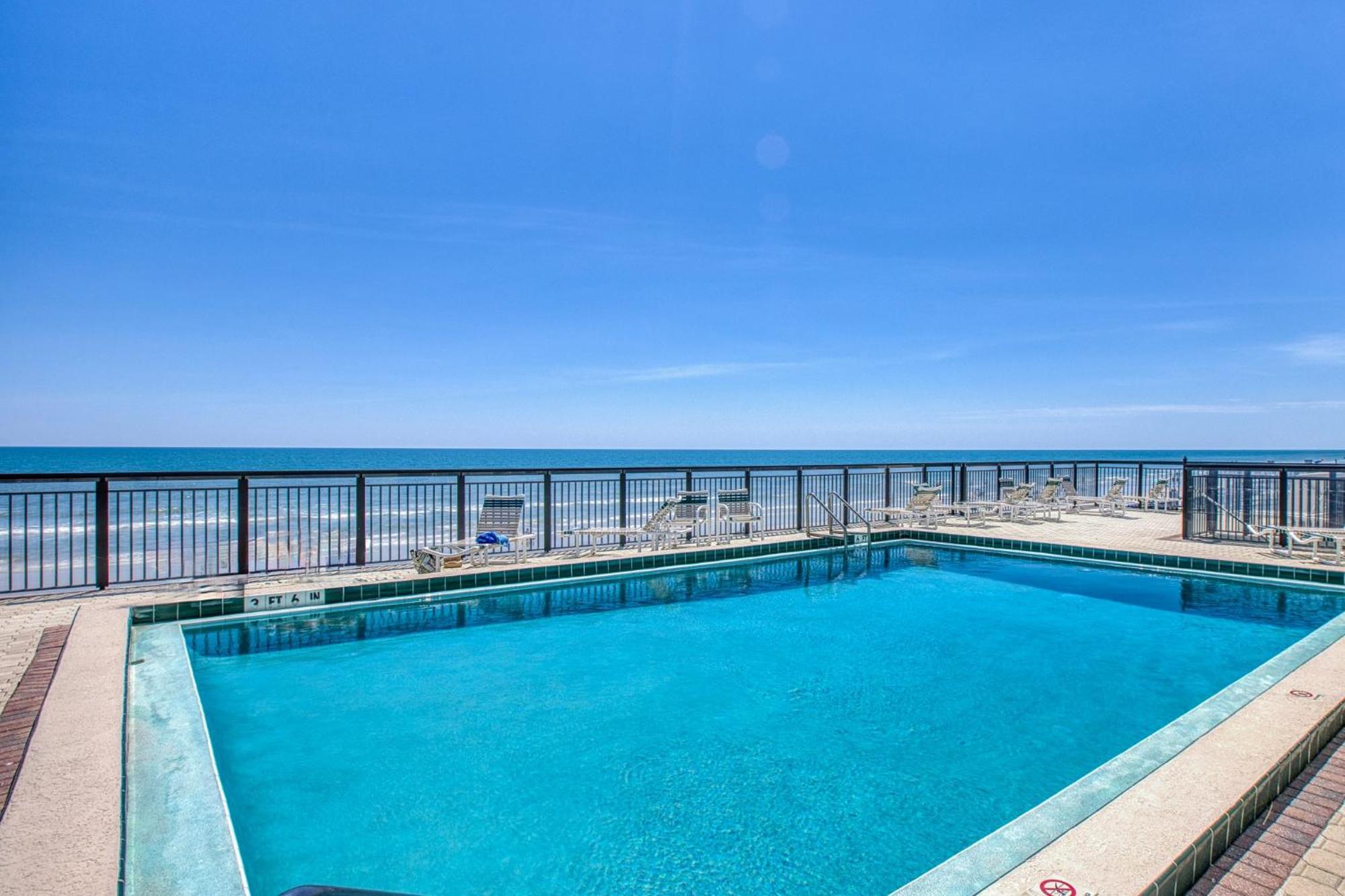 Ocean View With A Beachfront Pool At Ocean Trillium Condo ~ 702 New Smyrna Beach Exterior foto